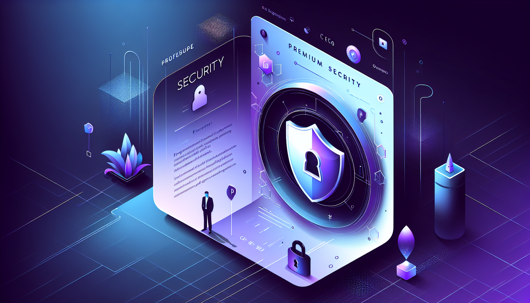 Imagen de un dispositivo de seguridad para el hogar de alta tecnología